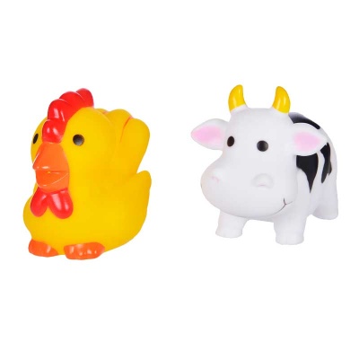 Набор для купания Коровка и курочка Жирафики 681268